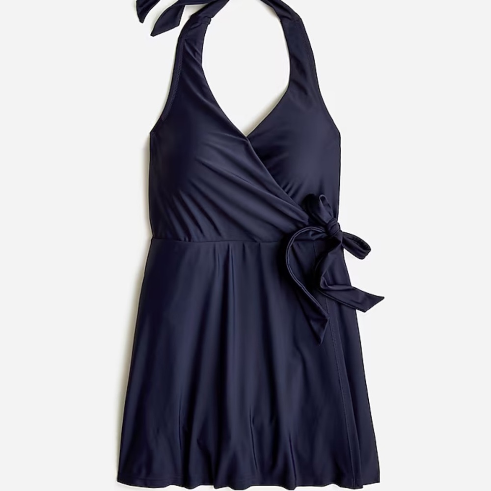 J. Crew Light Blue Women Swim Dress